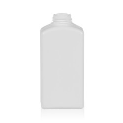 250 ml Flasche Standard Square HDPE weiß 28.410