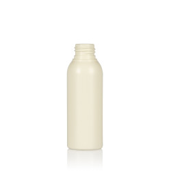 100 ml Flasche Basic Round Recyclyet HDPE Ivory 24.410