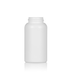 250 ml Flasche Compact round HDPE weiß 567