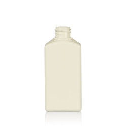 250 ml Flasche Standard Square recycelten HDPE ivory 28.410