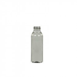 50 ml Flasche Basic Round Recyclet PET transparent 24.410