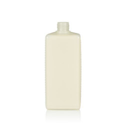 500 ml Flasche Standard Square recycelten HDPE ivory 28.410