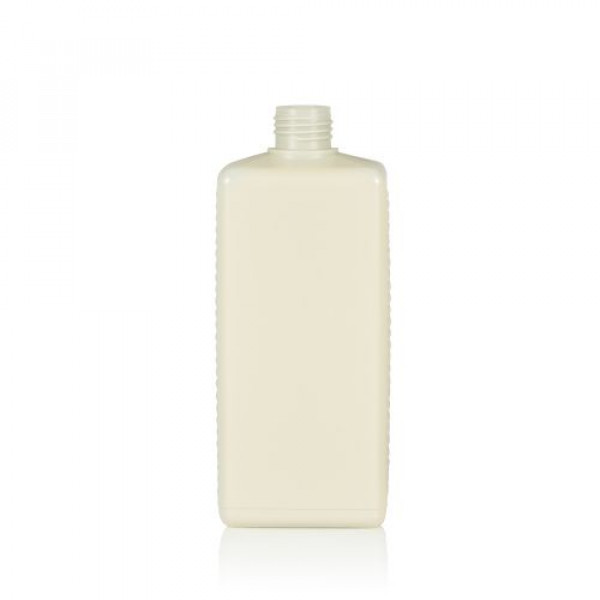 500 ml Flasche Standard Square recycelten HDPE ivory 28.410