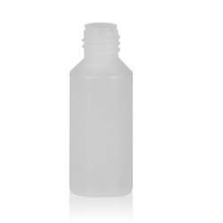 10 ml Flasche Mini Round HDPE-LDPE natur