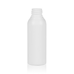 100 ml Flasche Basic Round HDPE weiß 24.410