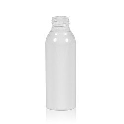 100 ml Flasche Basic Round PET weiß 24.410