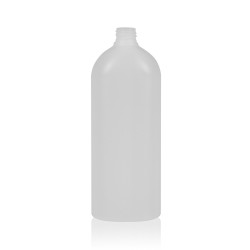 1000 ml Flasche Basic Oval HDPE natur 28.410