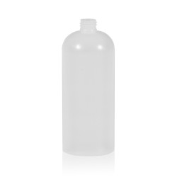 1000 ml Flasche Basic Round HDPE natur 28.410
