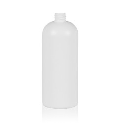 1000 ml Flasche Basic Round HDPE weiß 28.410
