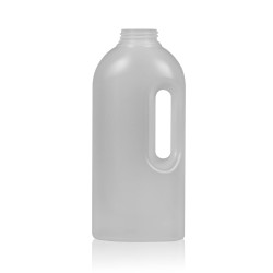 1000 ml Dosierflasche Compact Round HDPE natur One2dose D43