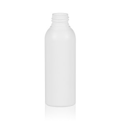 125 ml Flasche Basic Round HDPE weiß 24.410