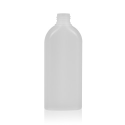 200 ml Flasche Basic Oval HDPE natur 24.410