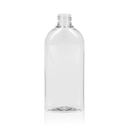 200 ml Flasche Basic Oval PET transparent 24.410