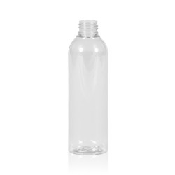 200 ml Flasche Basic Round PET transparent 24.410
