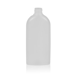 250 ml Flasche Basic Oval HDPE natur 24.410