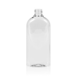 250 ml Flasche Basic Oval PET transparent 24.410