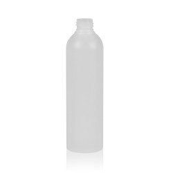 250 ml Flasche Basic Round HDPE natur 24.410