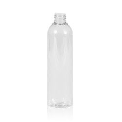 250 ml Flasche Basic Round PET transparent 24.410