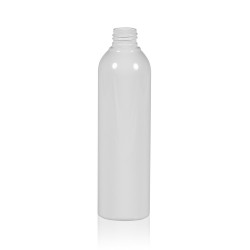 250 ml Flasche Basic Round PET weiß 24.410