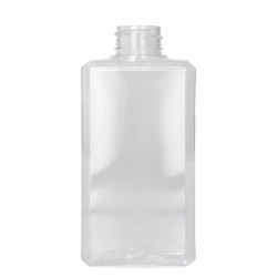 250 ml flasche Basic Rectangle PET Transparent