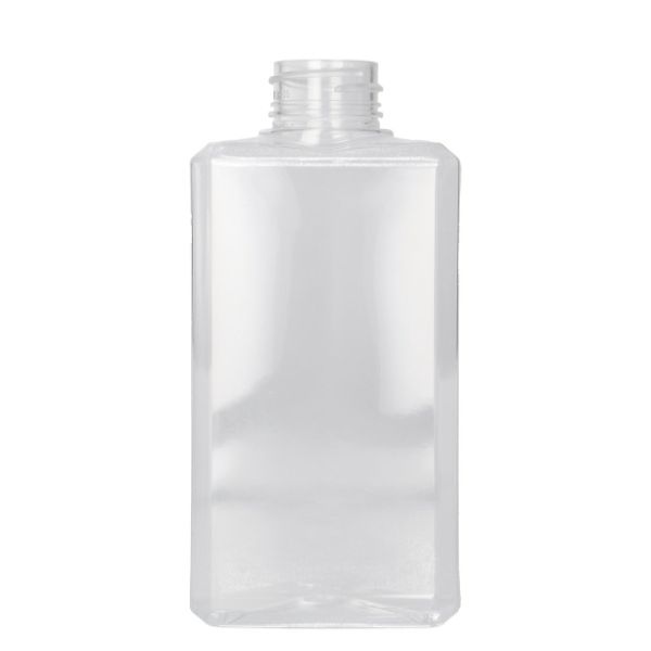 250 ml flasche Basic Rectangle PET Transparent