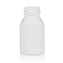30 ml Flasche Basic Oval HDPE weiß 24.410