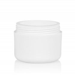 30 ml Frosted soft PP weiß Doppelwand