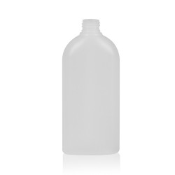 300 ml Flasche Basic Oval HDPE natur 24.410