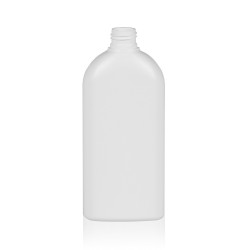 300 ml Flasche Basic Oval HDPE weiß 24.410