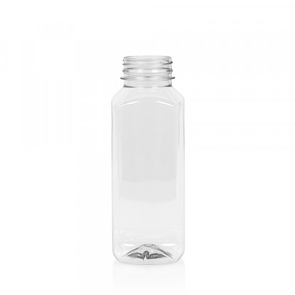 330 ml Saftflasche Juice Square PET transparent