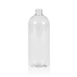 500 ml Flasche Basic Round PET transparent 24.410