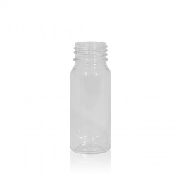50 ml Saftflasche Juice mini shot PET transparent 28PCO