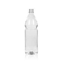 1000 ml Flasche Water PET transparent 28PCO
